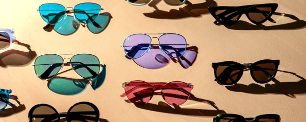 Premium BMW sunglasses display at optical store in Kerala