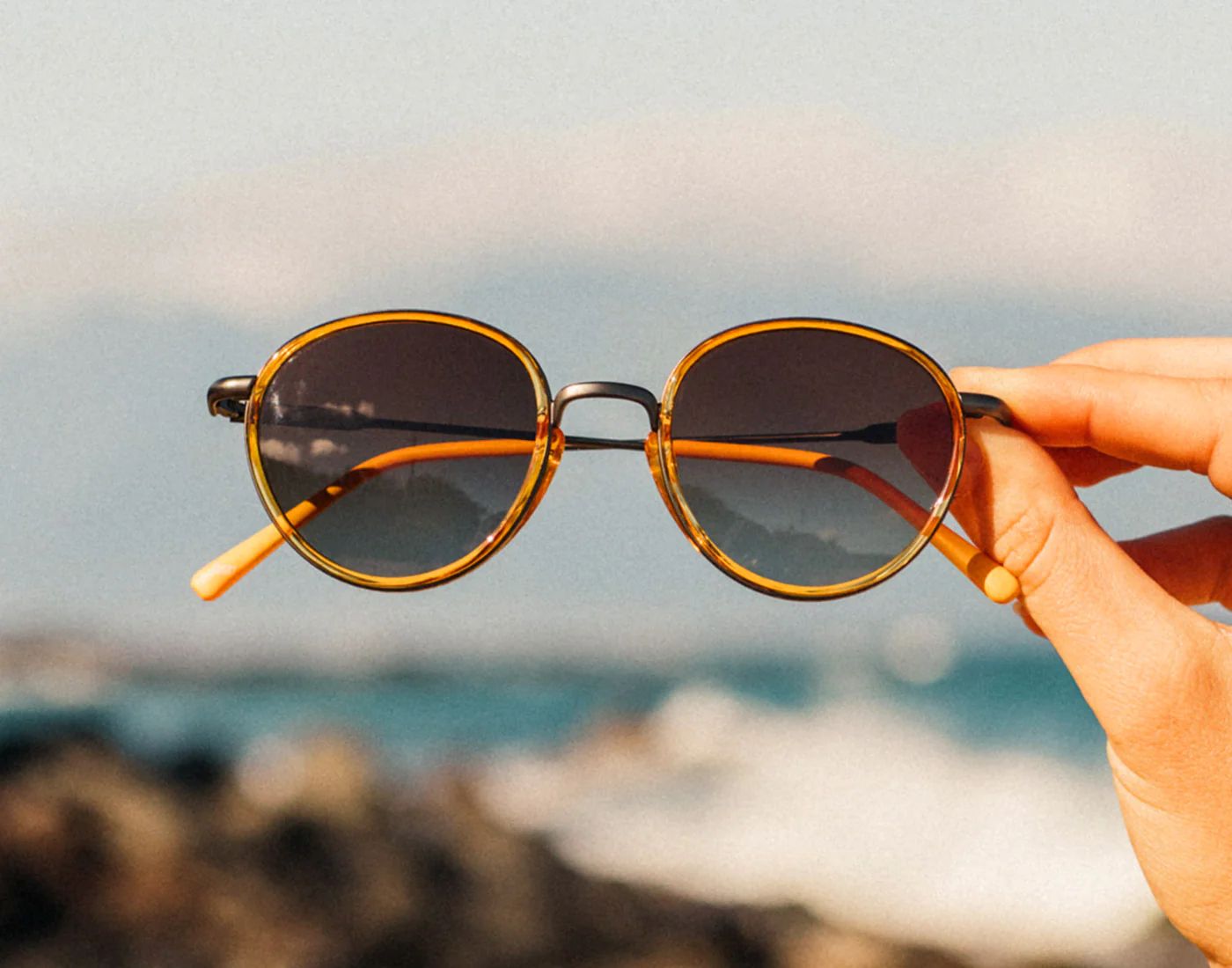 Luxury Polo Ralph Lauren sunglasses display