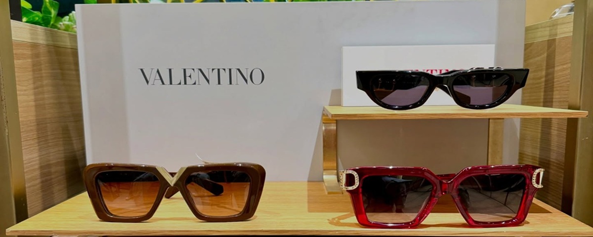 Original Valentino sunglasses for women at Ejones Opticals